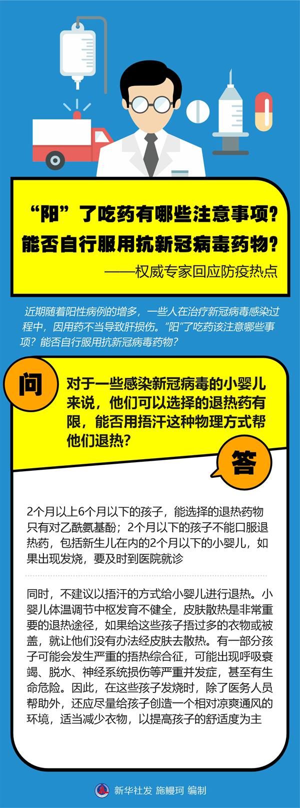 “阳”了吃药有哪些注意事项？能否自行服用抗新冠病毒药物？——权威专家回应防疫热点