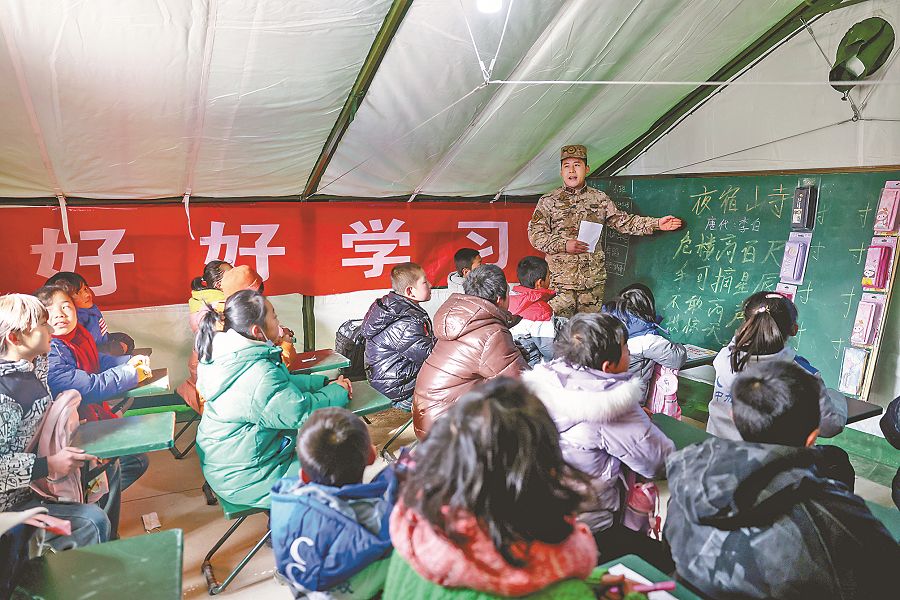 积石山6.2级地震丨灾后安置井然有序