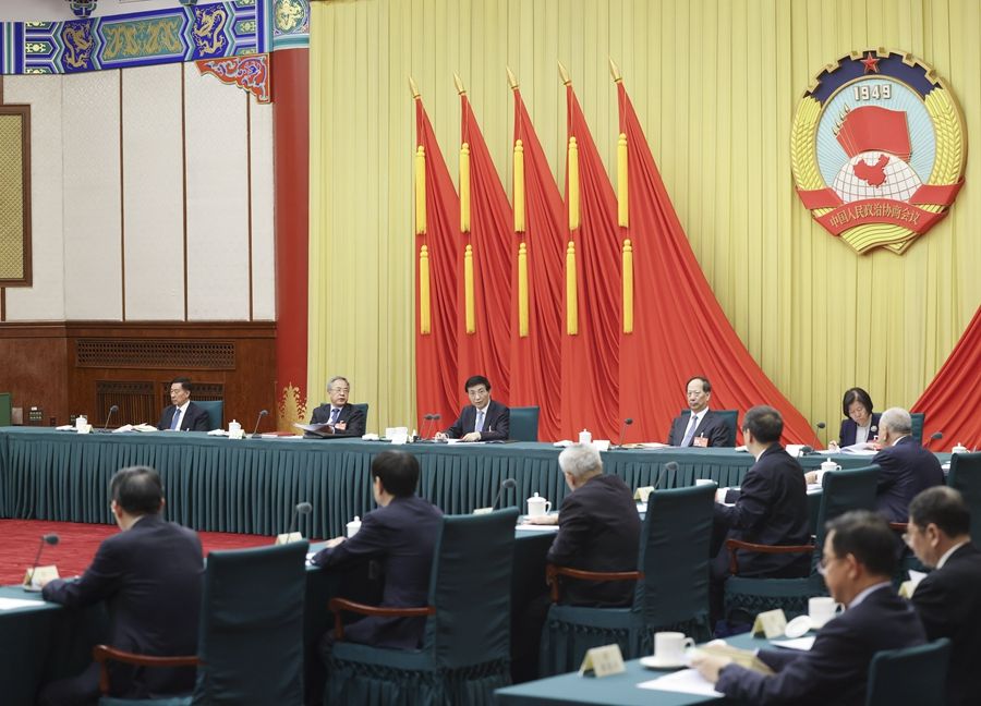 两会受权发布丨全国政协十四届常委会第六次会议举行 王沪宁主持