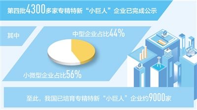 我国培育专精特新“小巨人”企业约9000家（新数据 新看点）