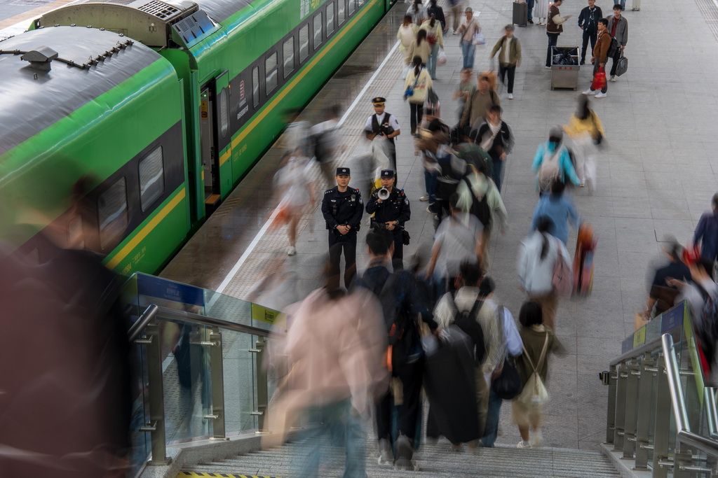 坚守岗位的劳动者